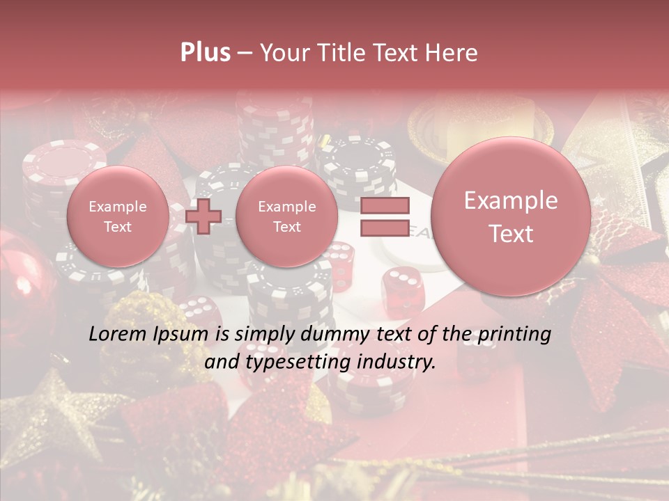 Christmas Casino PowerPoint Template