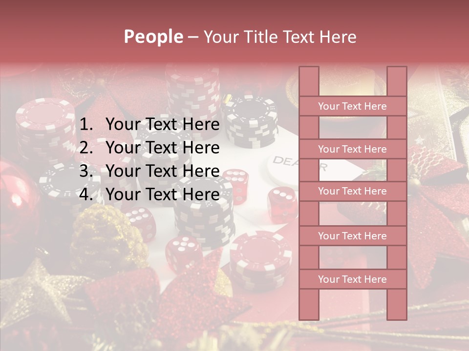 Christmas Casino PowerPoint Template