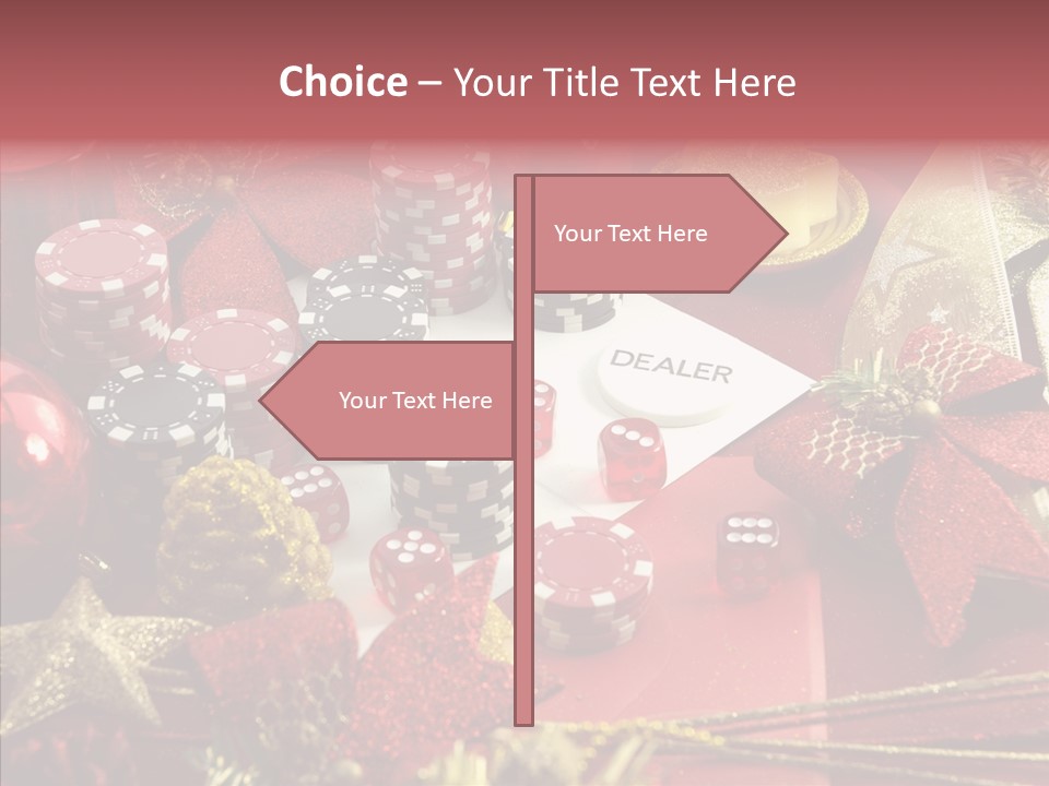 Christmas Casino PowerPoint Template