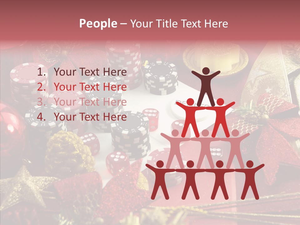 Christmas Casino PowerPoint Template