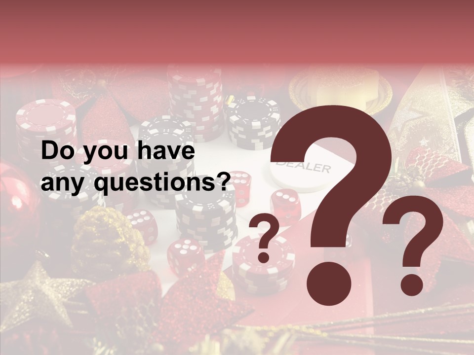 Christmas Casino PowerPoint Template