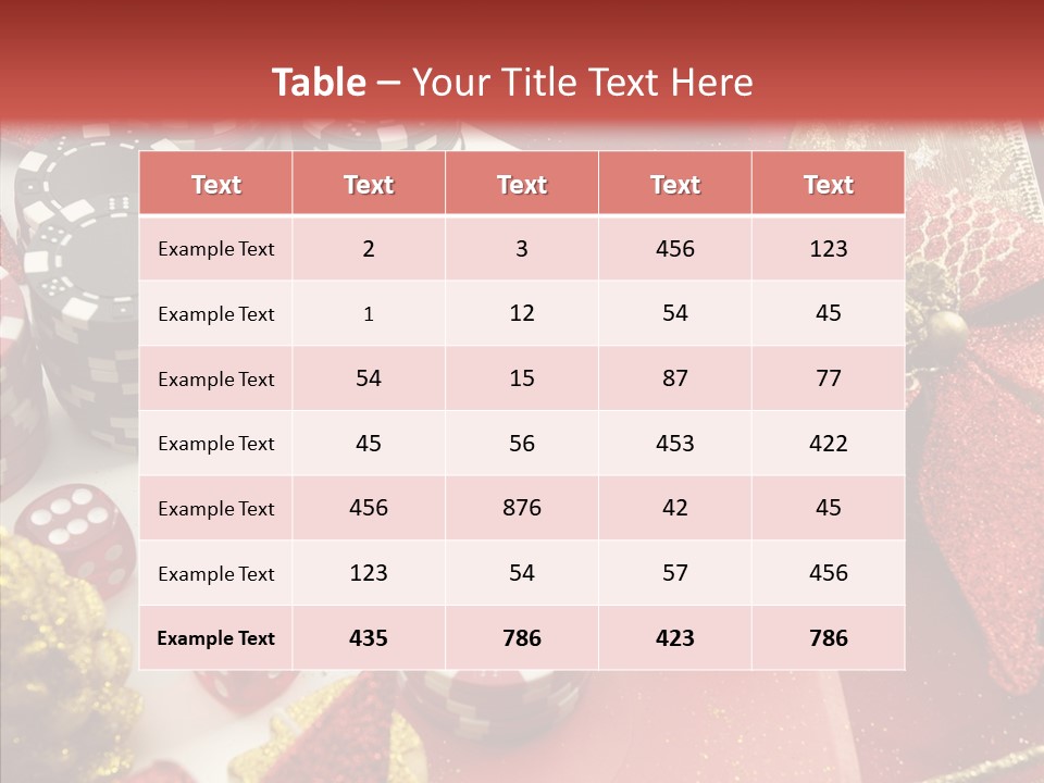 Coloured PowerPoint Template