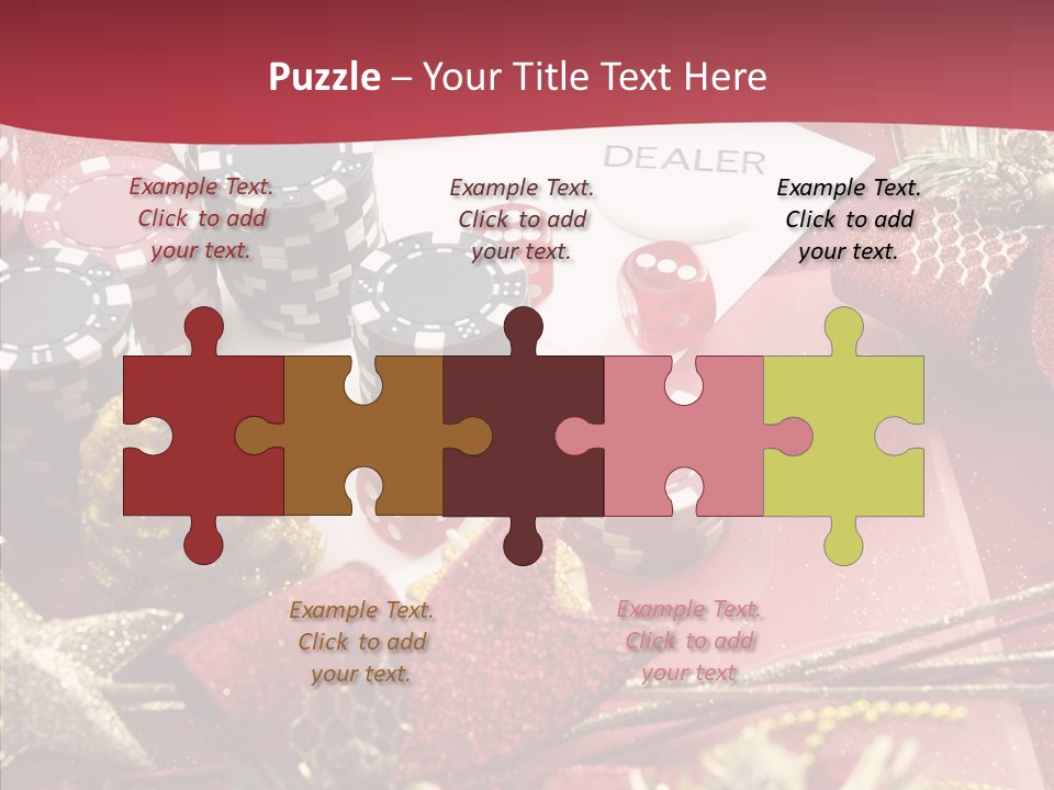 Casino Christmas PowerPoint Template