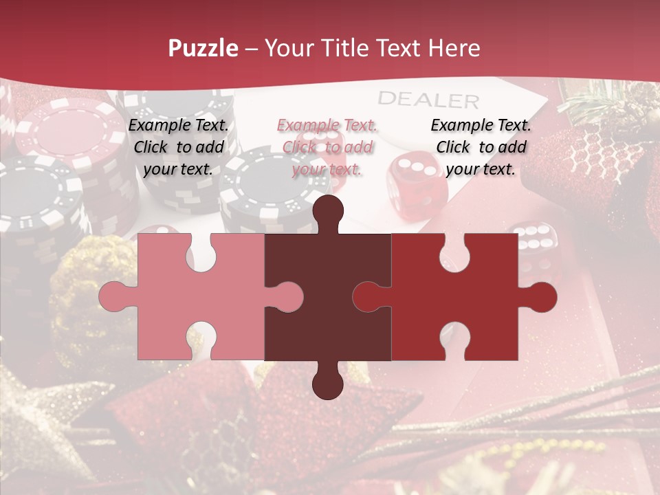 Casino Christmas PowerPoint Template