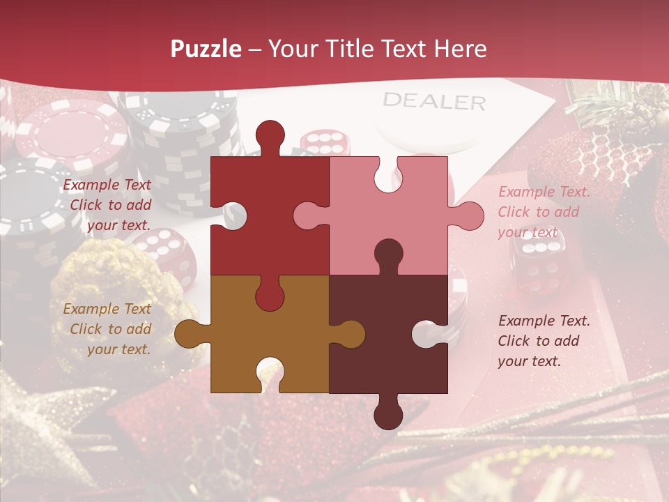 Casino Christmas PowerPoint Template