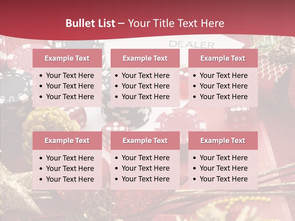 Casino Christmas PowerPoint Template