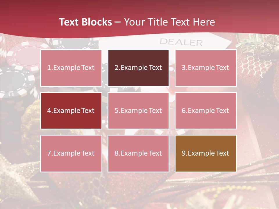 Casino Christmas PowerPoint Template