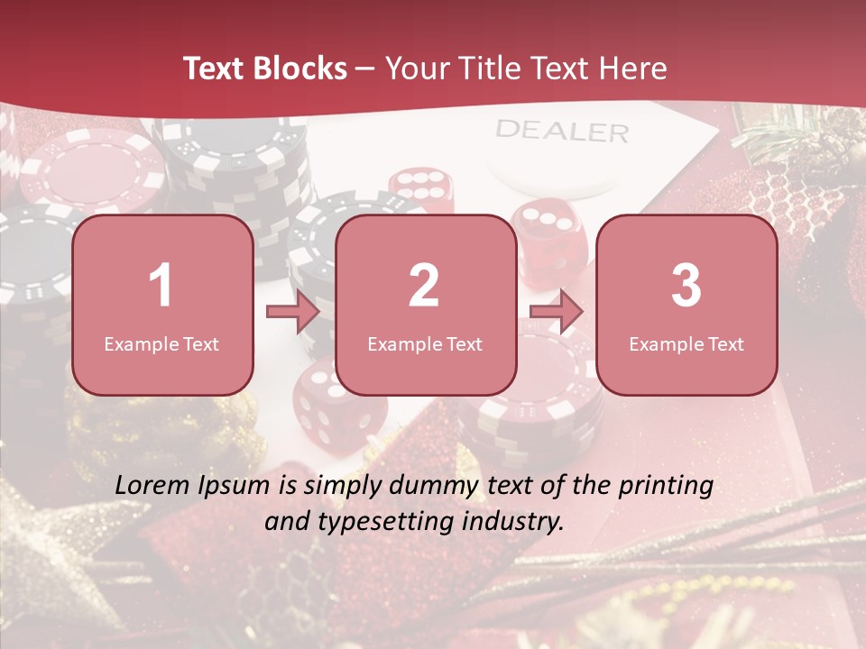 Casino Christmas PowerPoint Template