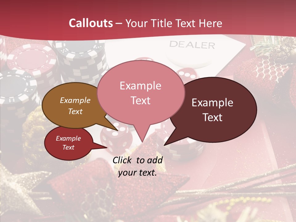 Casino Christmas PowerPoint Template