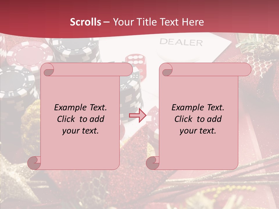 Casino Christmas PowerPoint Template