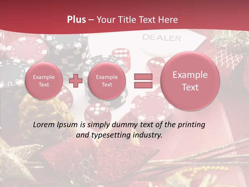 Casino Christmas PowerPoint Template