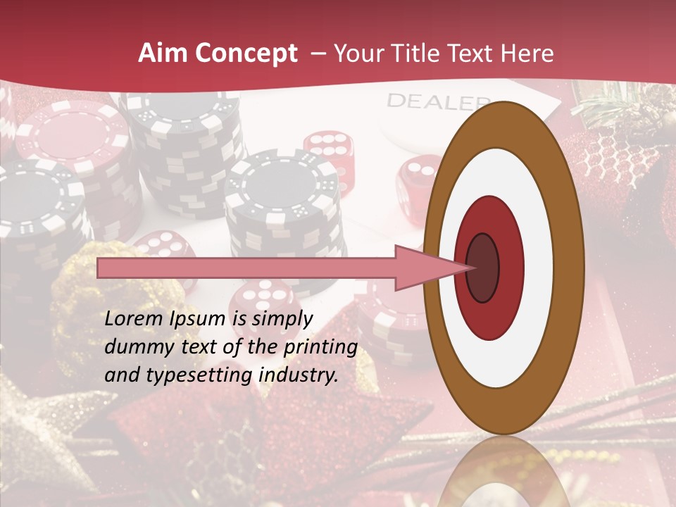 Casino Christmas PowerPoint Template