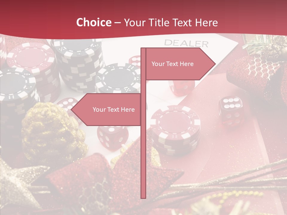 Casino Christmas PowerPoint Template