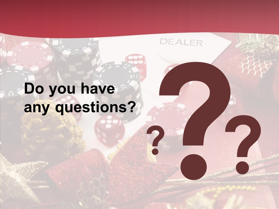 Casino Christmas PowerPoint Template