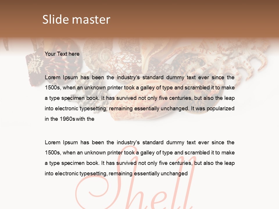 Collect Exotic Background PowerPoint Template