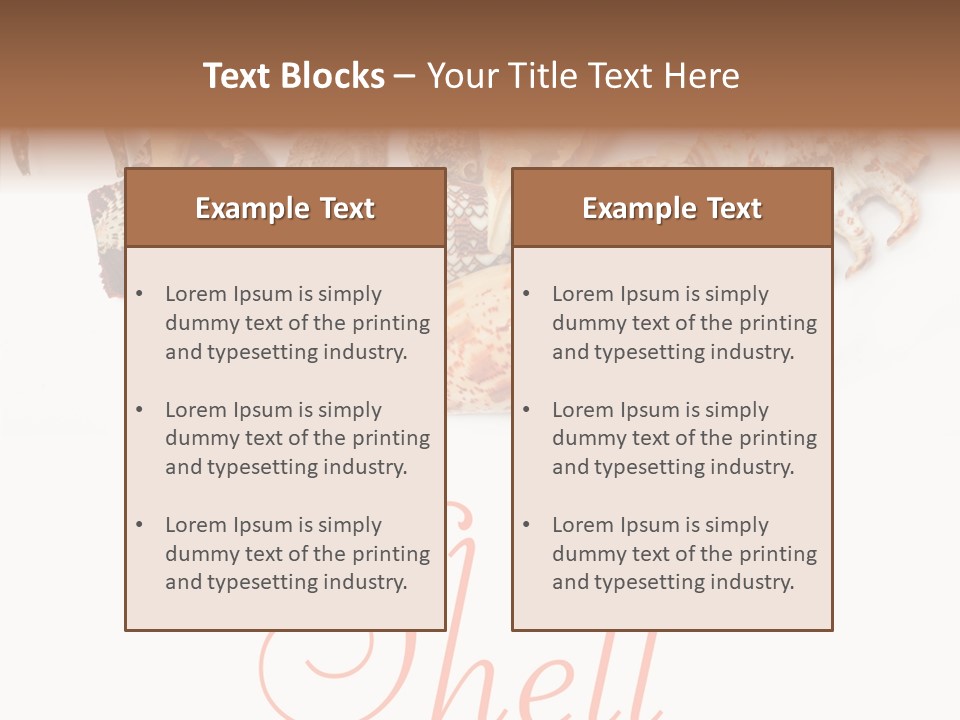 Collect Exotic Background PowerPoint Template