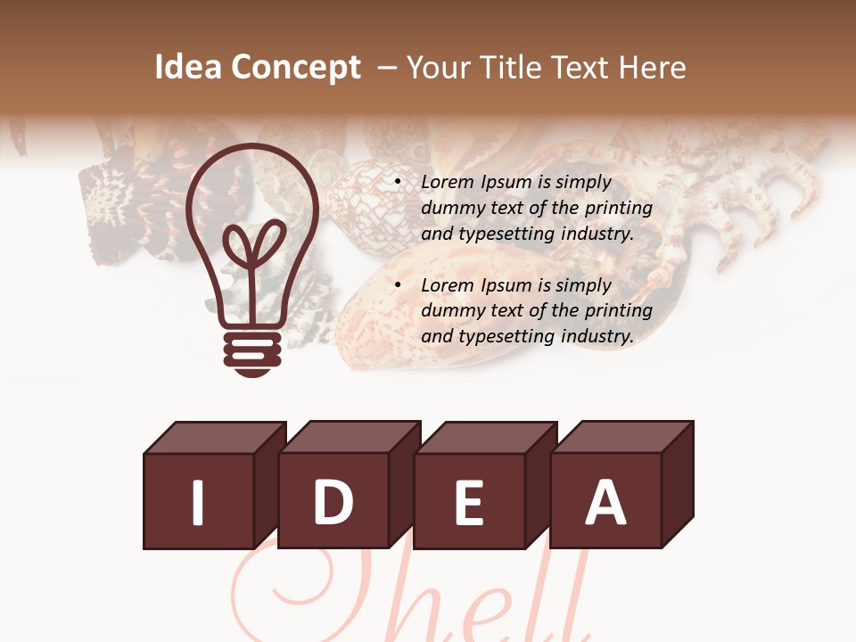 Collect Exotic Background PowerPoint Template