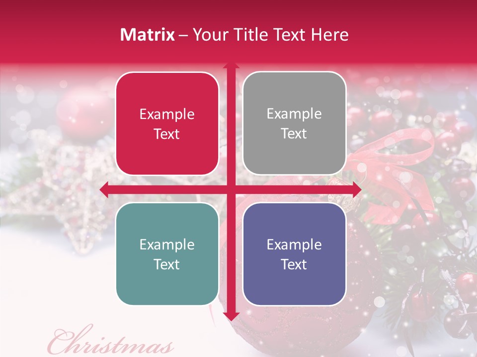Purple Christmas PowerPoint Template