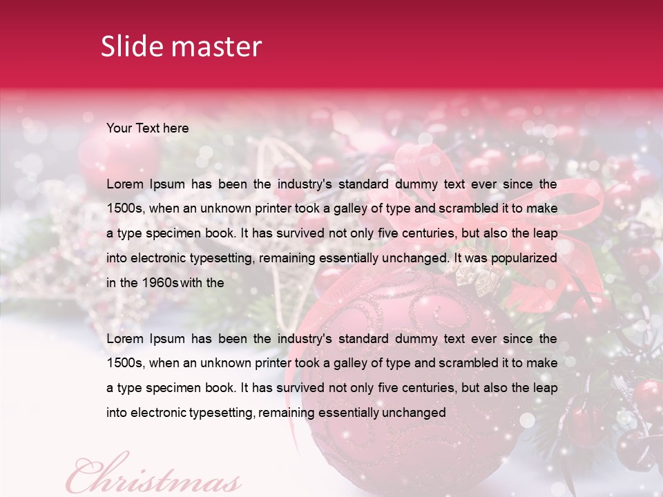 Purple Christmas PowerPoint Template