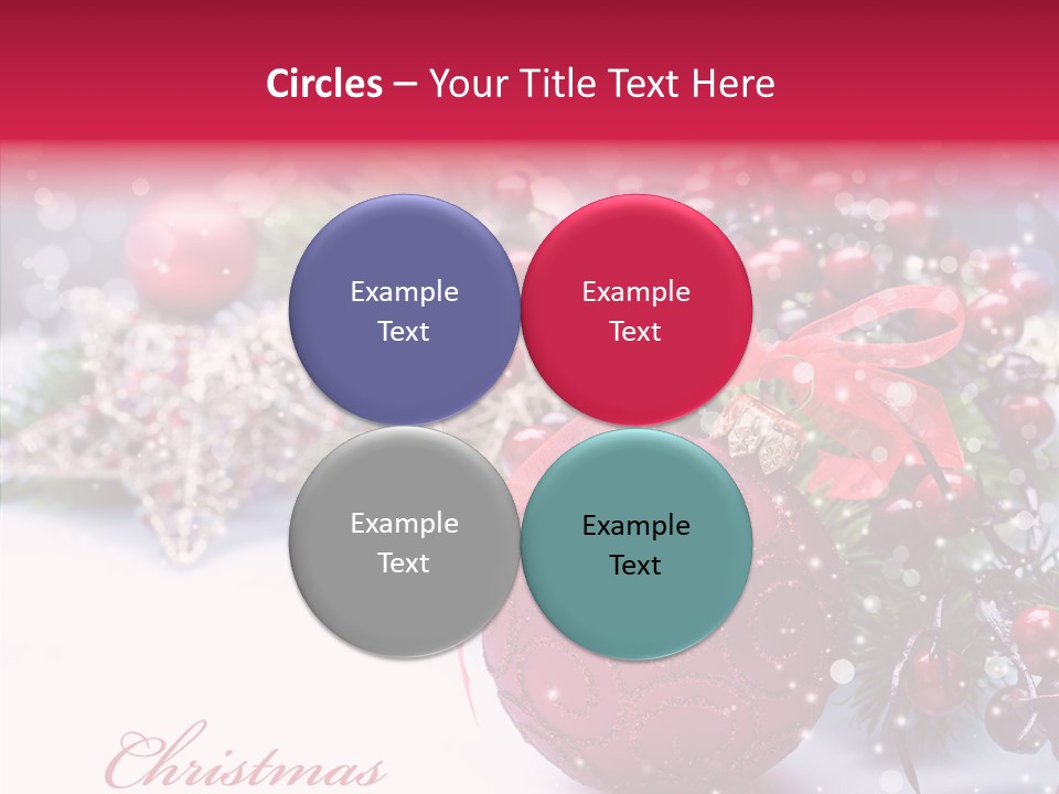 Purple Christmas PowerPoint Template