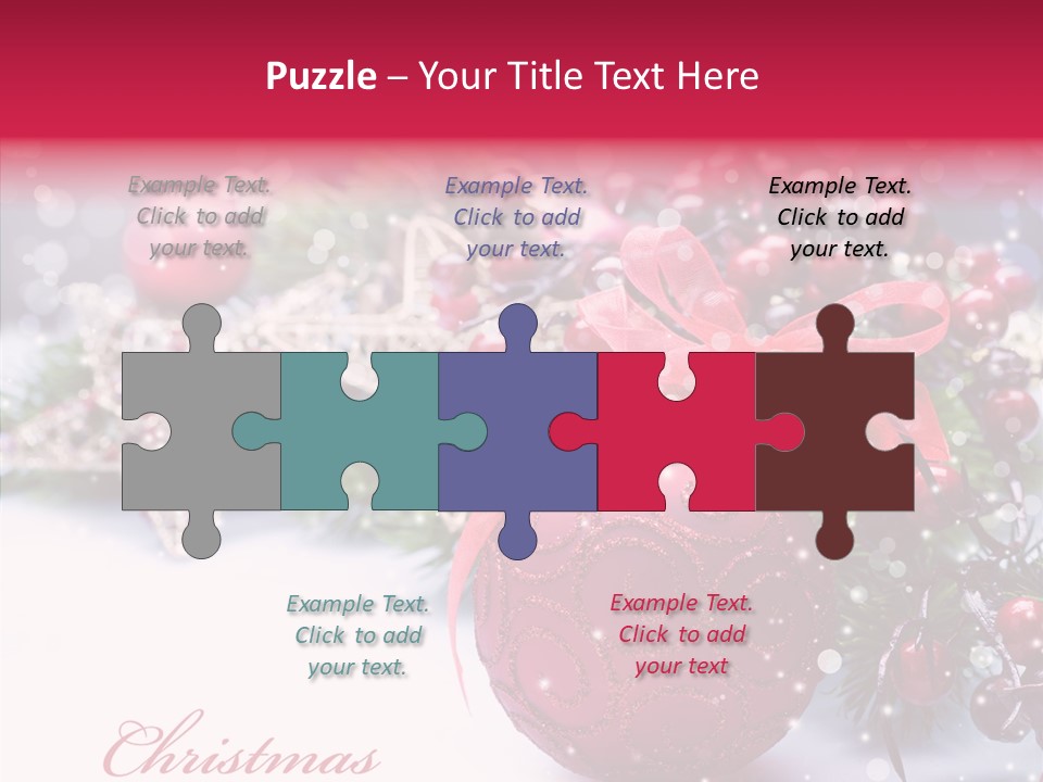 Purple Christmas PowerPoint Template
