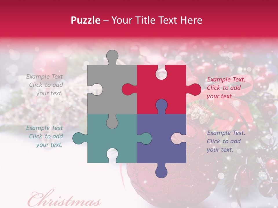 Purple Christmas PowerPoint Template