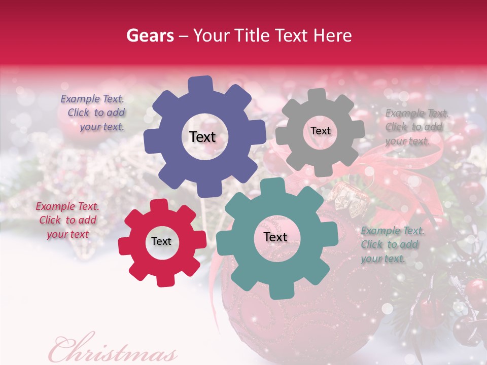 Purple Christmas PowerPoint Template