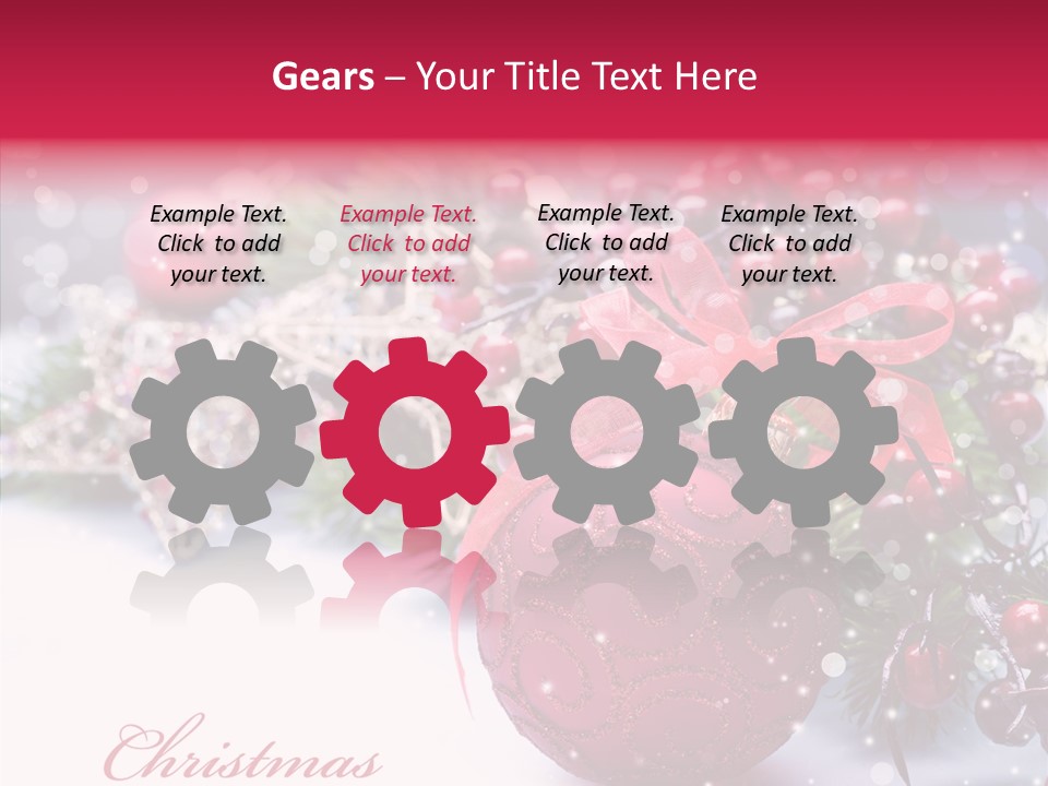 Purple Christmas PowerPoint Template