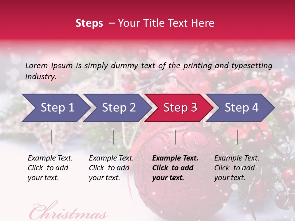 Purple Christmas PowerPoint Template