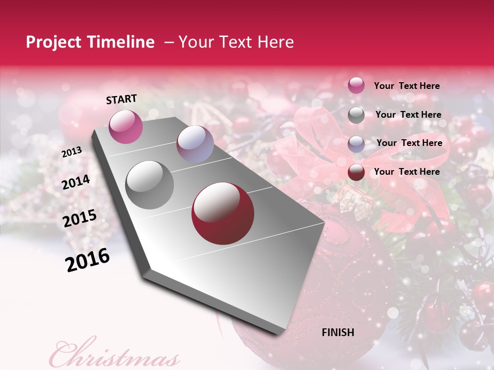 Purple Christmas PowerPoint Template