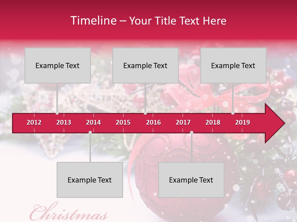 Purple Christmas PowerPoint Template