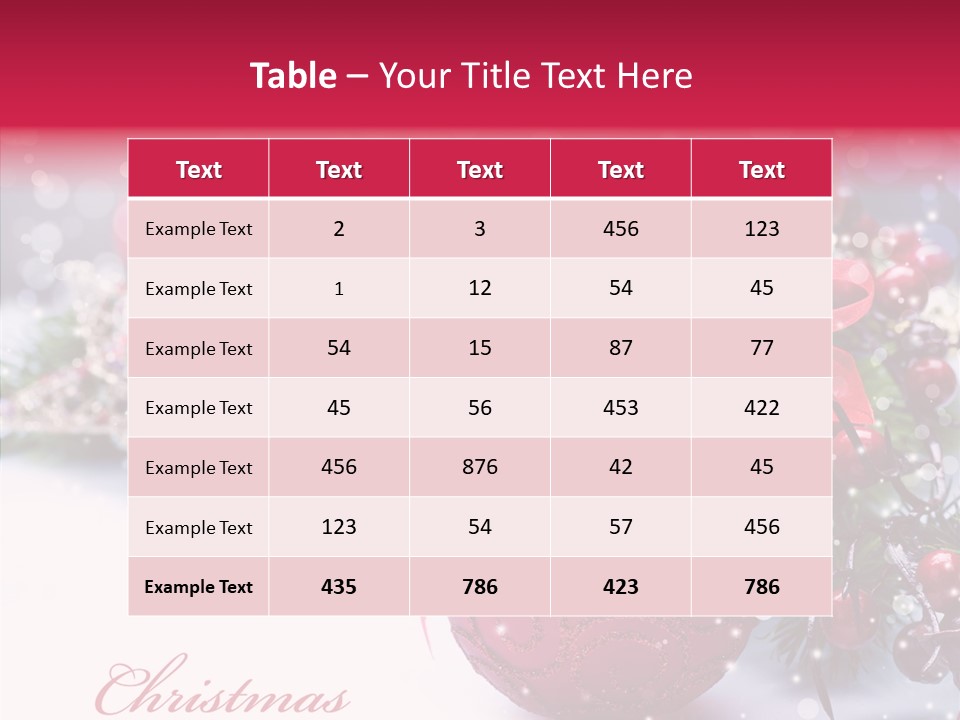 Purple Christmas PowerPoint Template