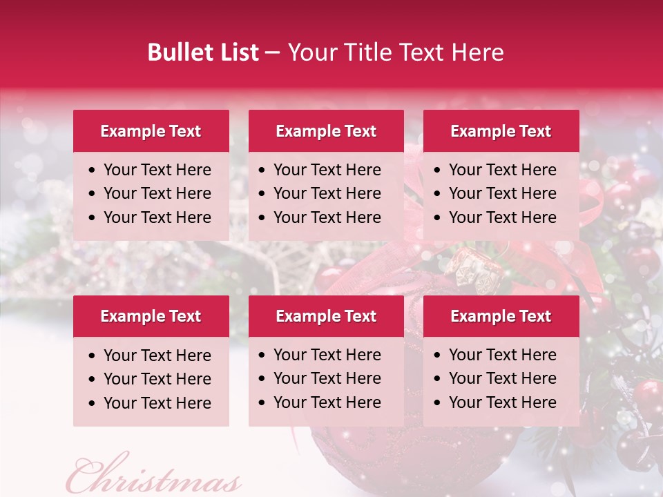 Purple Christmas PowerPoint Template