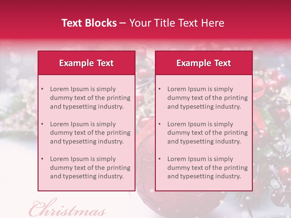 Purple Christmas PowerPoint Template