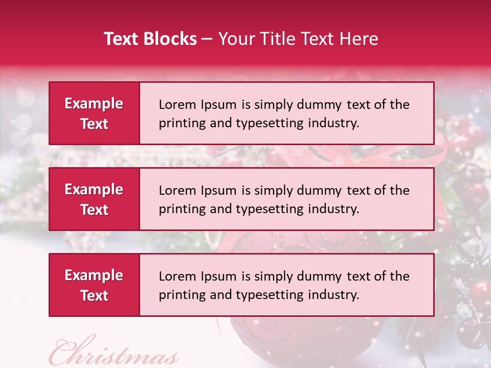 Purple Christmas PowerPoint Template