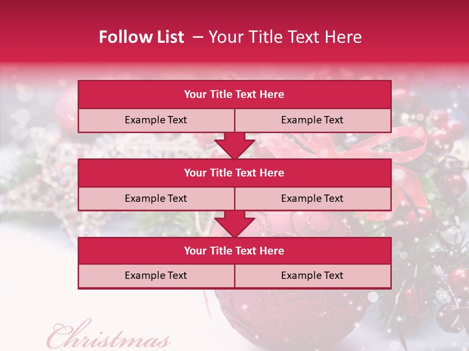 Purple Christmas PowerPoint Template