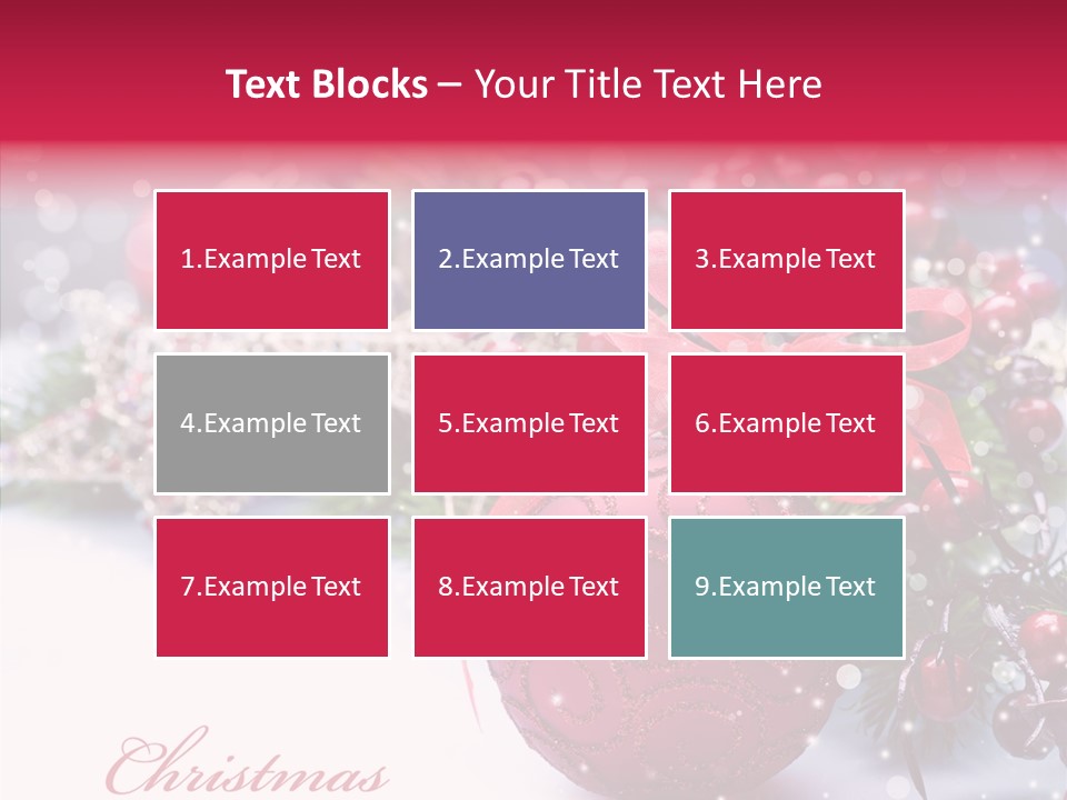 Purple Christmas PowerPoint Template