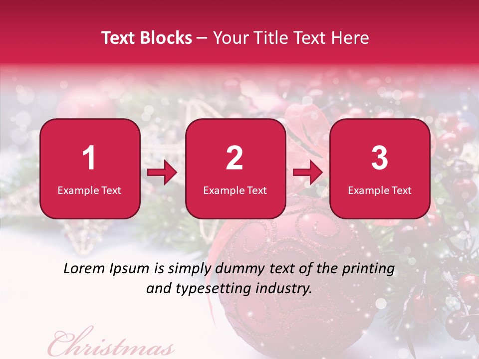 Purple Christmas PowerPoint Template