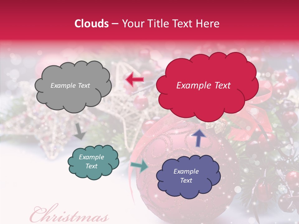 Purple Christmas PowerPoint Template