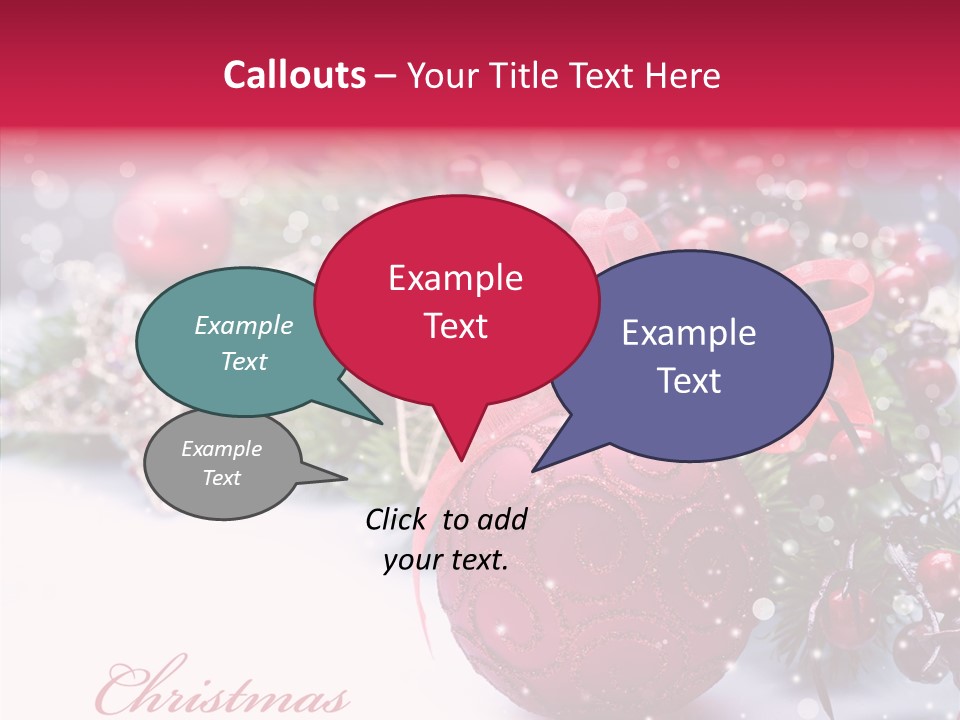 Purple Christmas PowerPoint Template