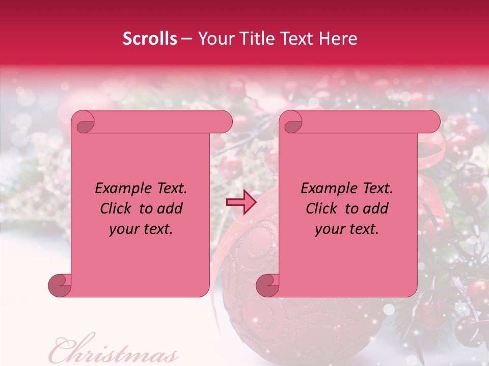 Purple Christmas PowerPoint Template