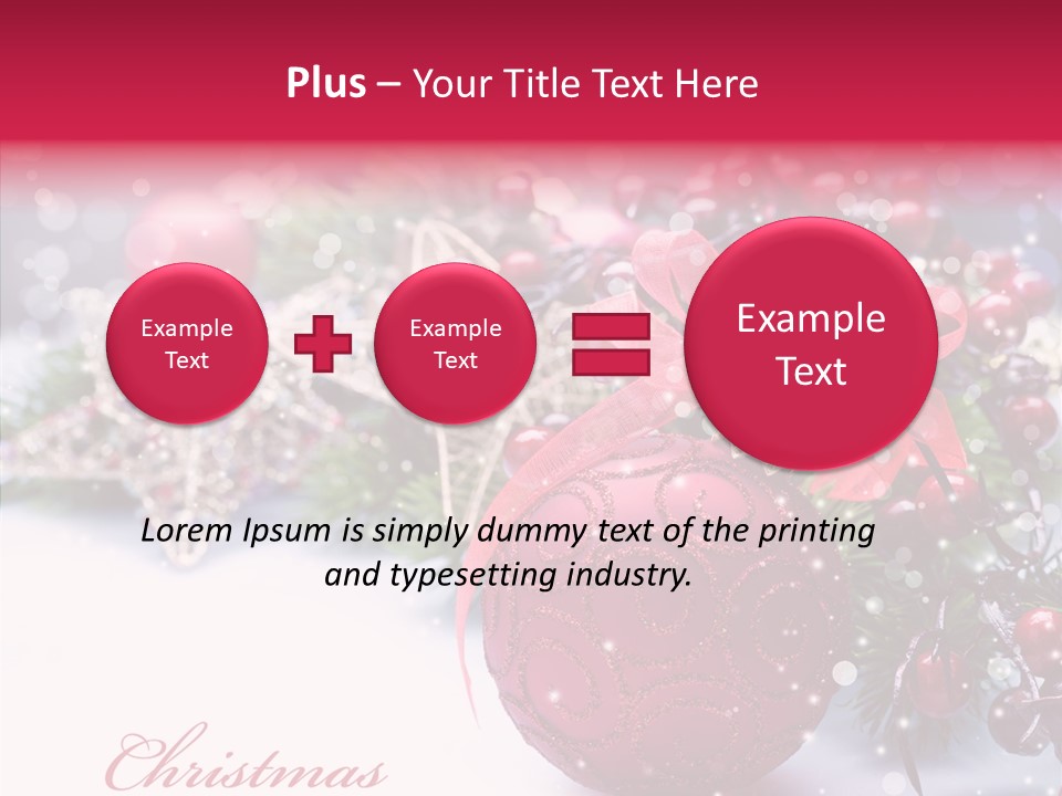 Purple Christmas PowerPoint Template