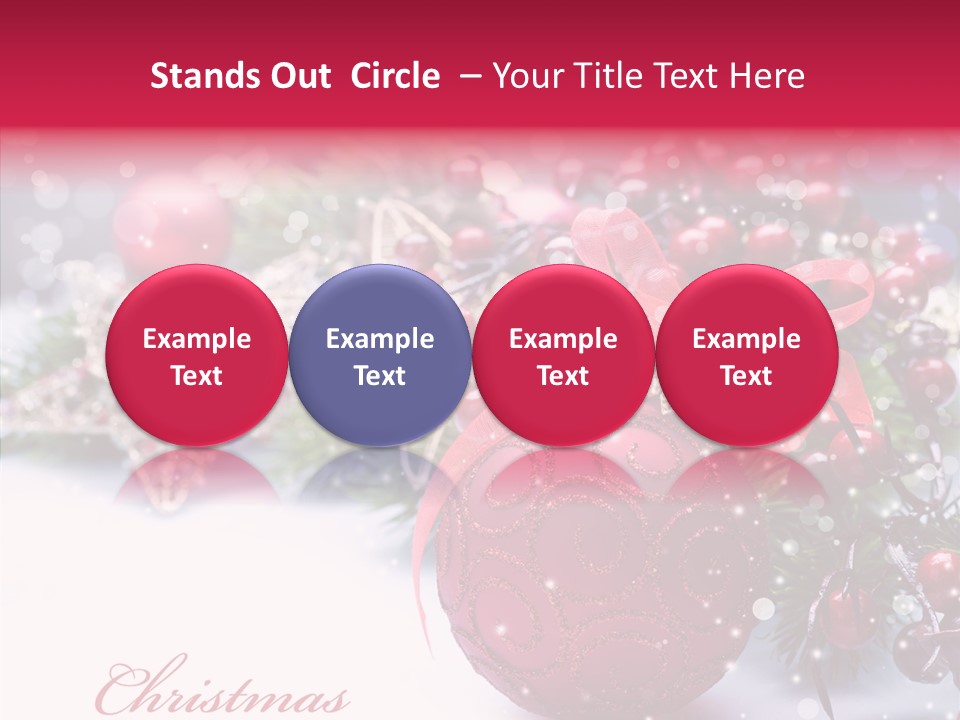 Purple Christmas PowerPoint Template