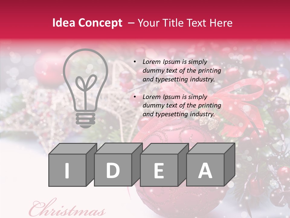 Purple Christmas PowerPoint Template