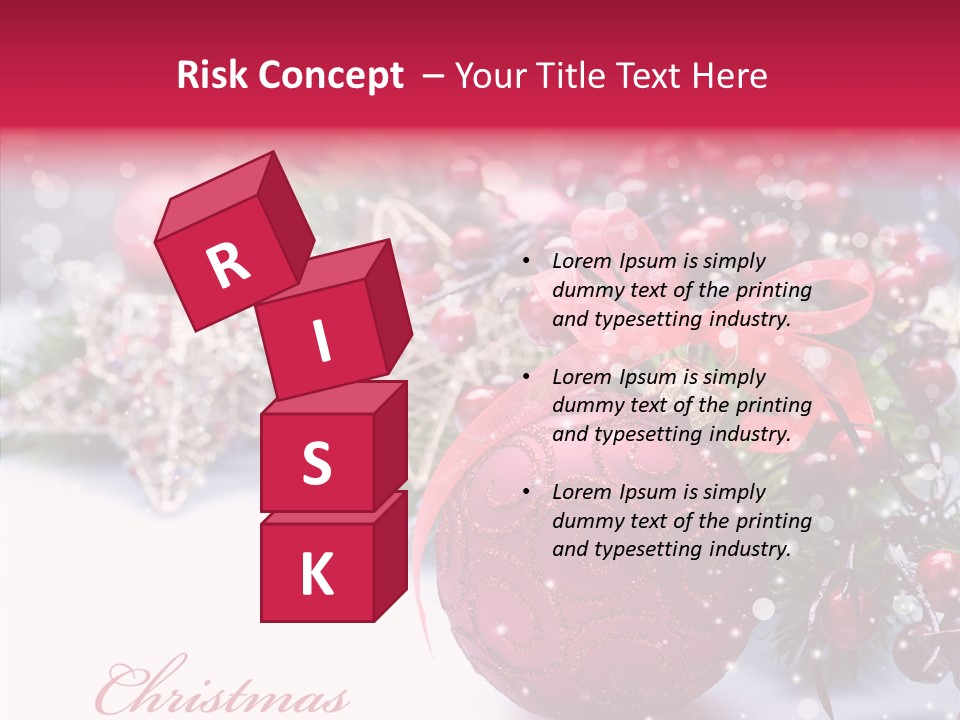 Purple Christmas PowerPoint Template