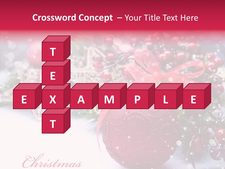 Purple Christmas PowerPoint Template