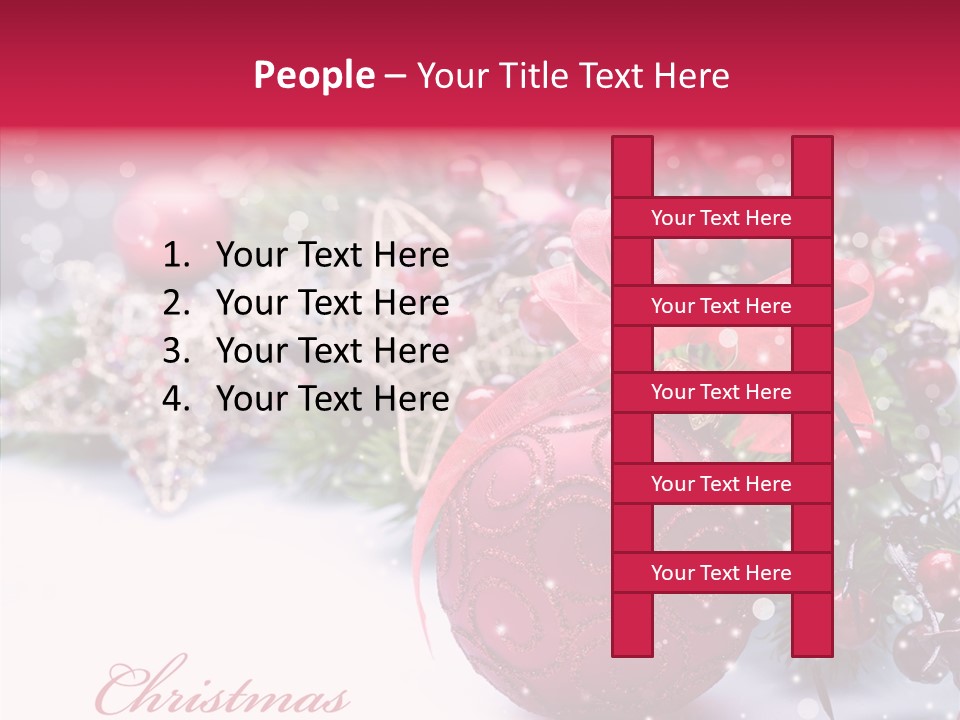 Purple Christmas PowerPoint Template