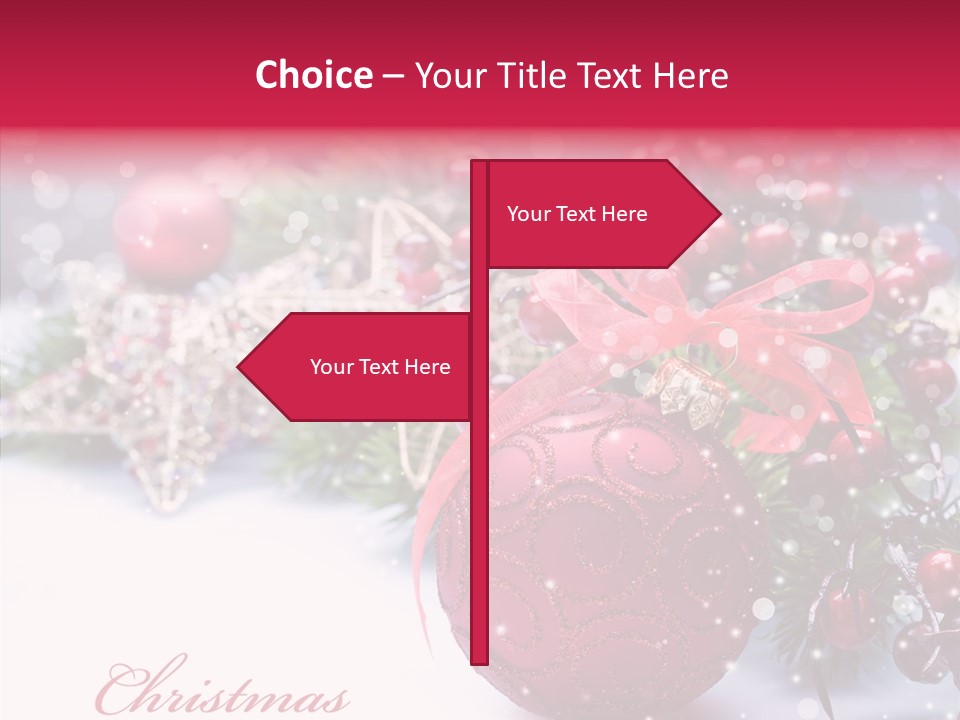 Purple Christmas PowerPoint Template