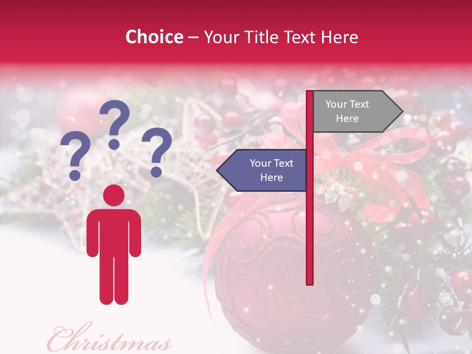Purple Christmas PowerPoint Template