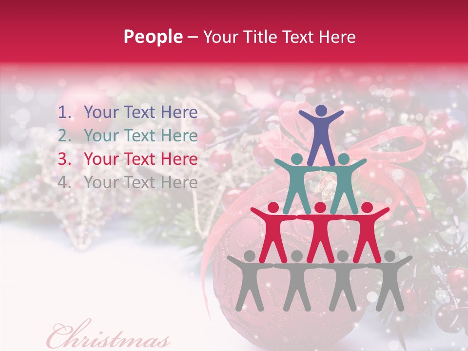 Purple Christmas PowerPoint Template